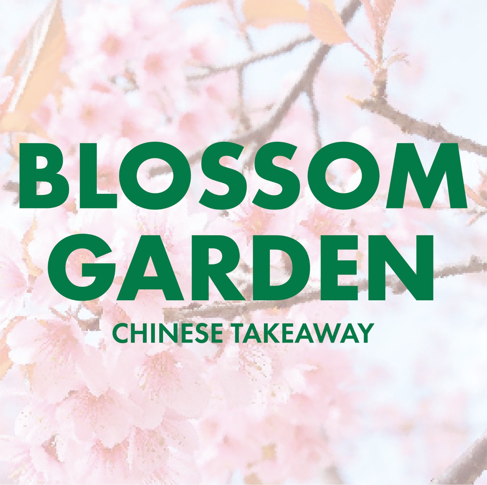 Blossom Garden menu